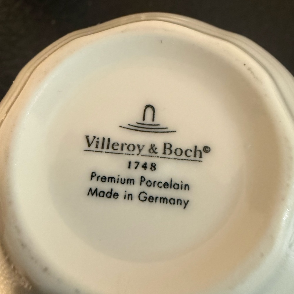 Villeroy & Boch Coffee Tea Cup Petite Made In Germany Set Of 4 - Picture 3 of 12